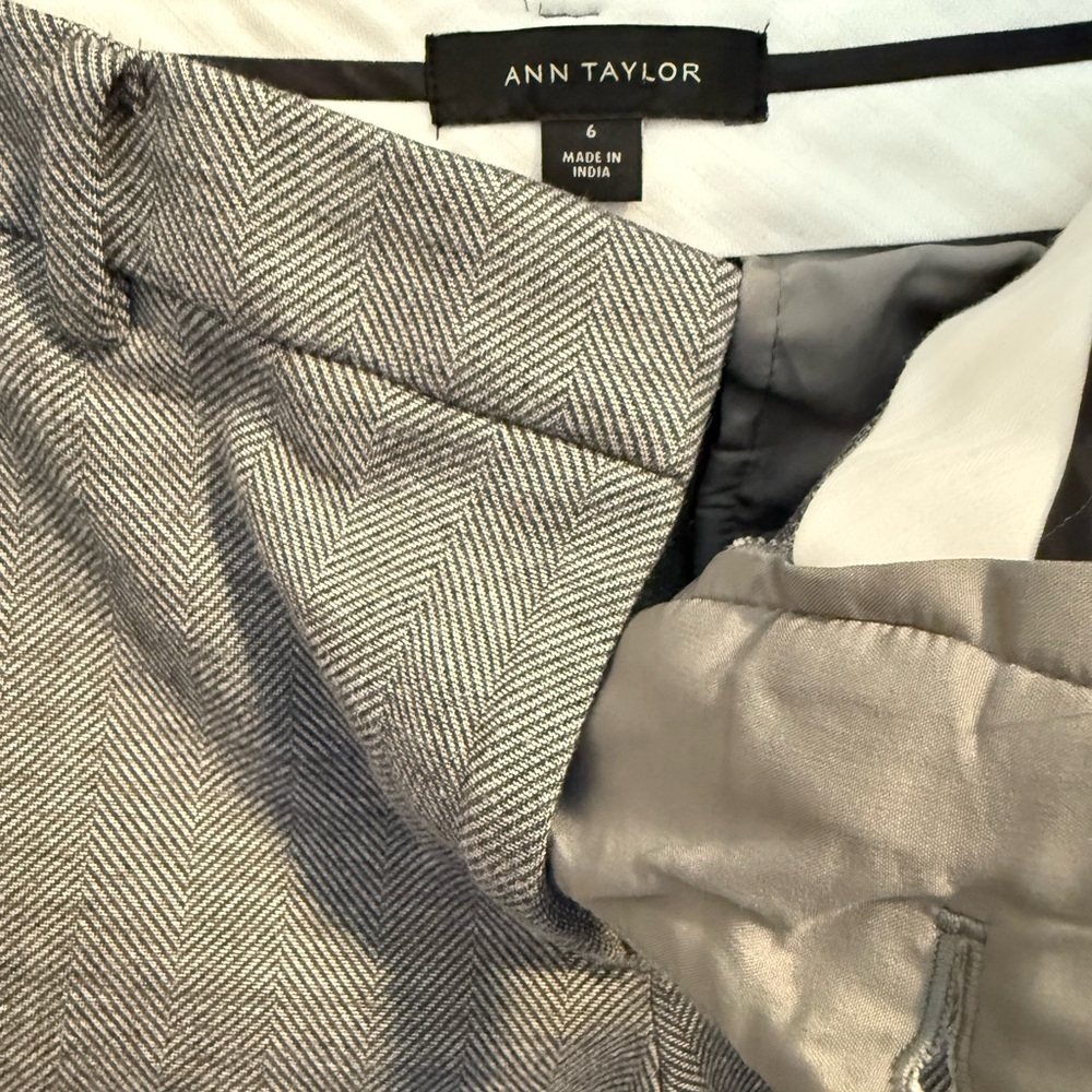 Ann Taylor bundle of 2 Black and Gray Pants - Picture 5 of 9